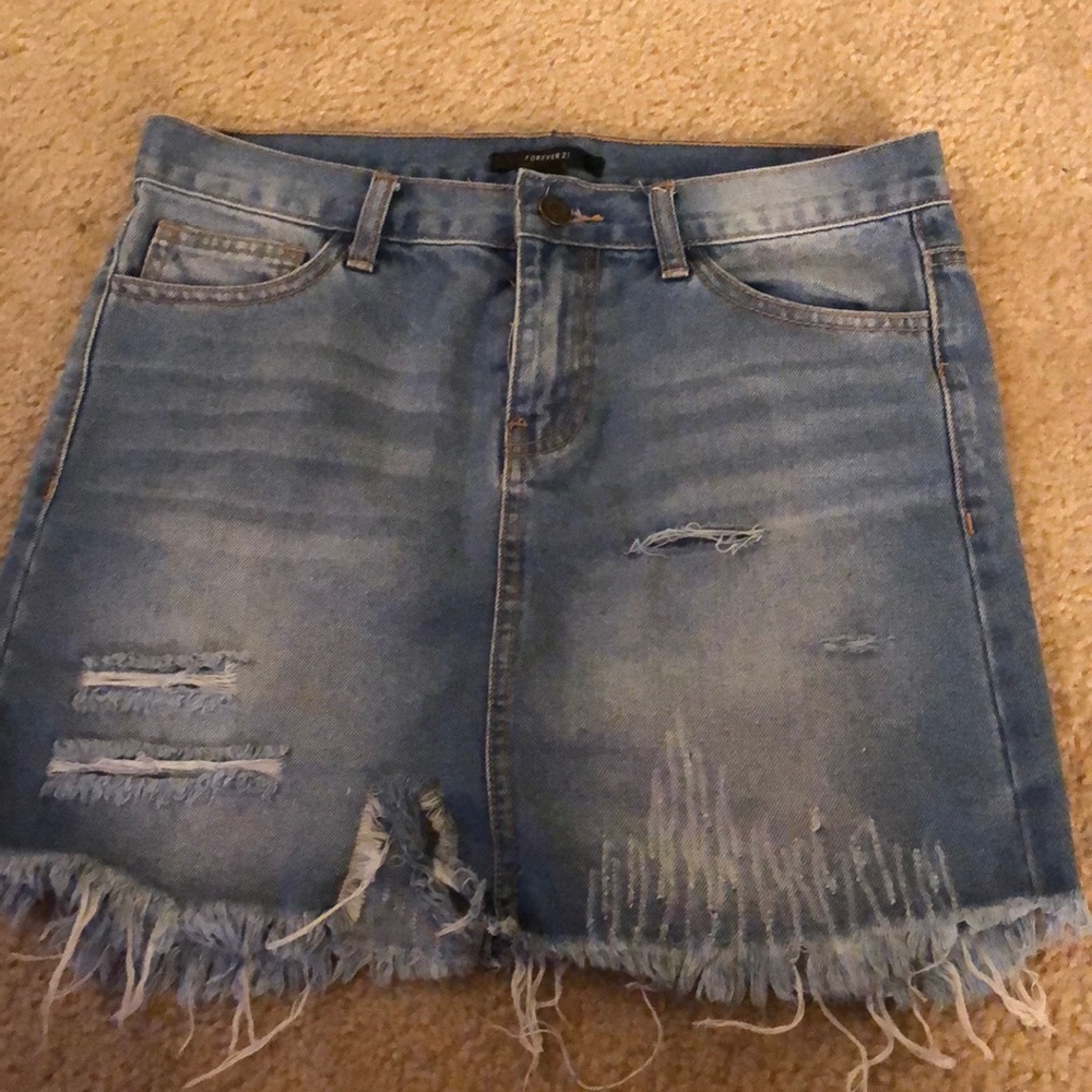 Forever21 jeans skirt